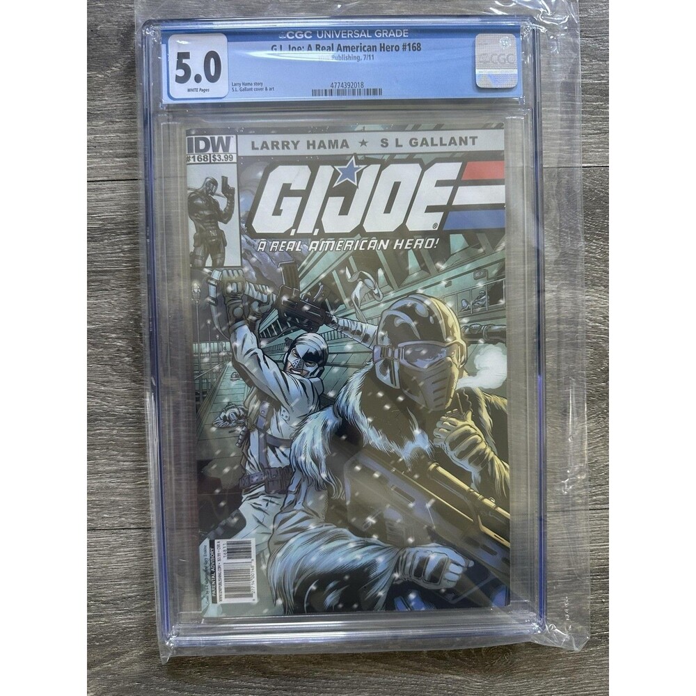IDW G.I. Joe: A Real American Hero #168 CGC 5.0 2011 Single Issue Comic Color
